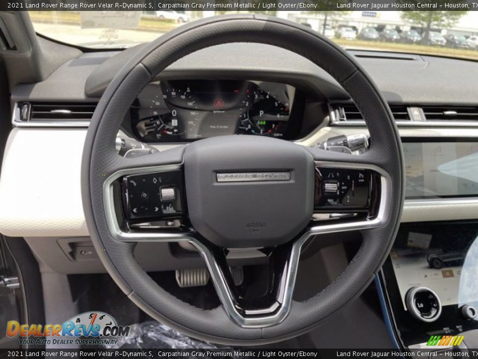 2021 Land Rover Range Rover Velar R-Dynamic S Carpathian Gray Premium Metallic / Light Oyster/Ebony Photo #15