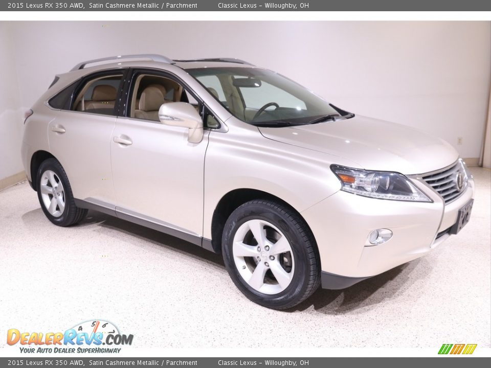 2015 Lexus RX 350 AWD Satin Cashmere Metallic / Parchment Photo #1