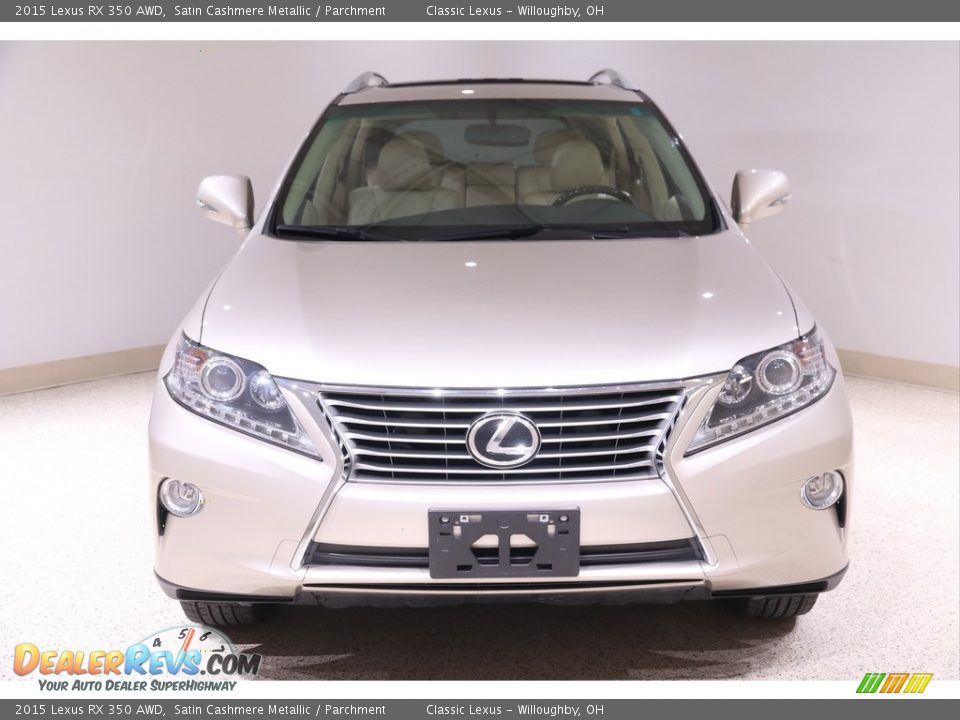 2015 Lexus RX 350 AWD Satin Cashmere Metallic / Parchment Photo #2