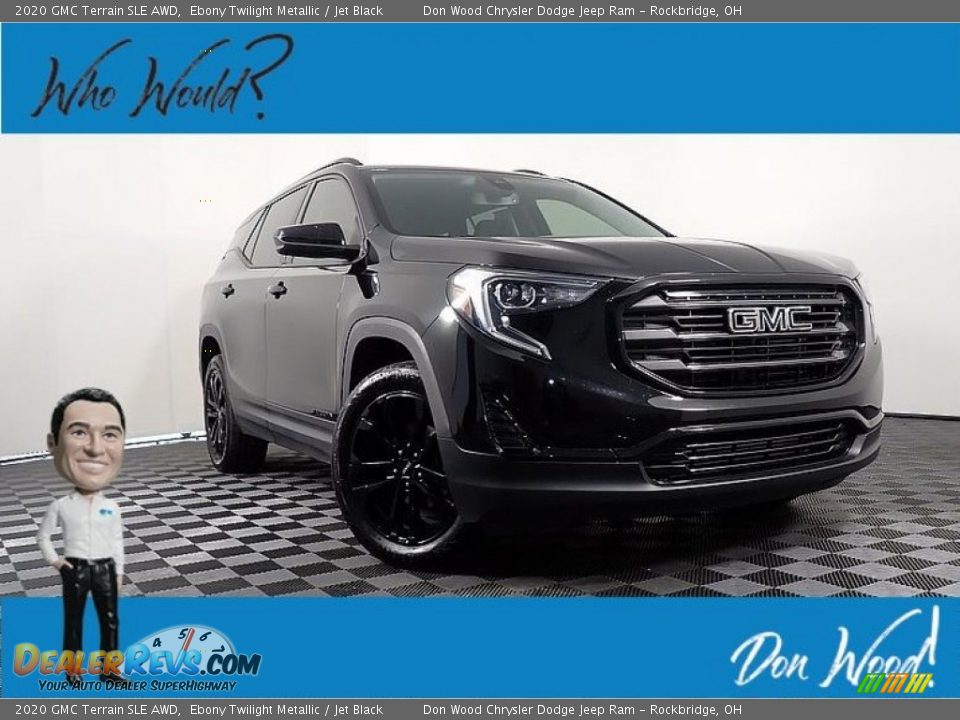 2020 GMC Terrain SLE AWD Ebony Twilight Metallic / Jet Black Photo #1