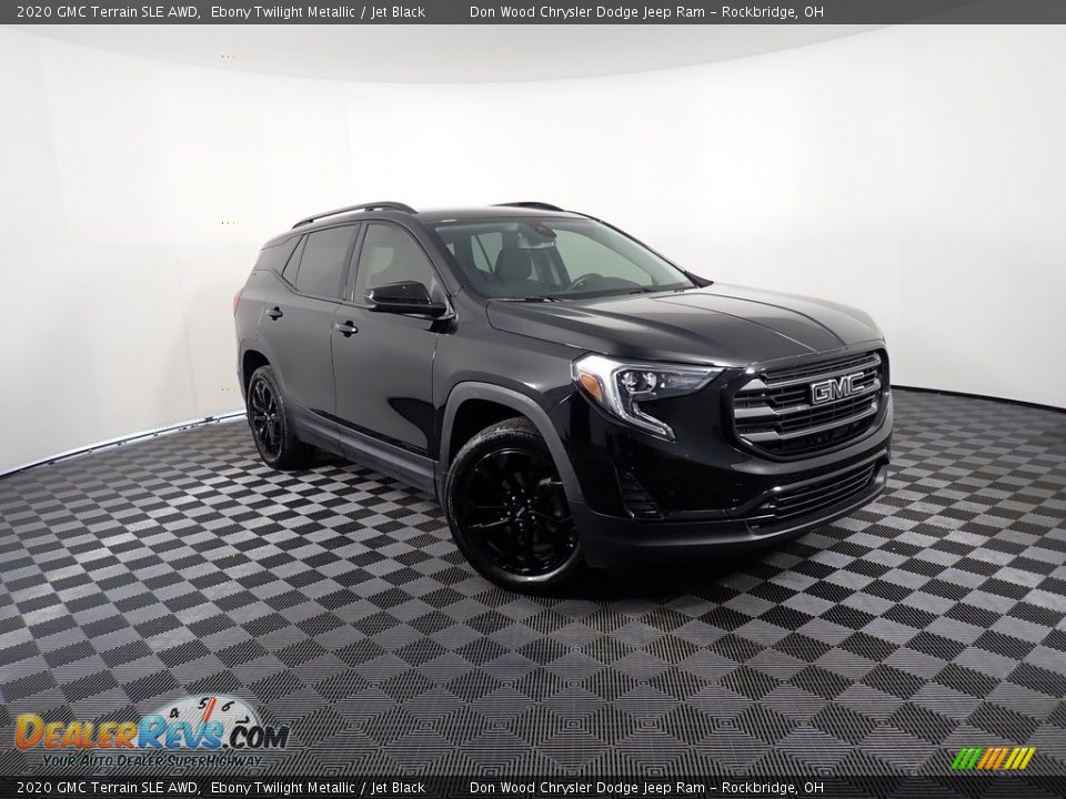 2020 GMC Terrain SLE AWD Ebony Twilight Metallic / Jet Black Photo #3