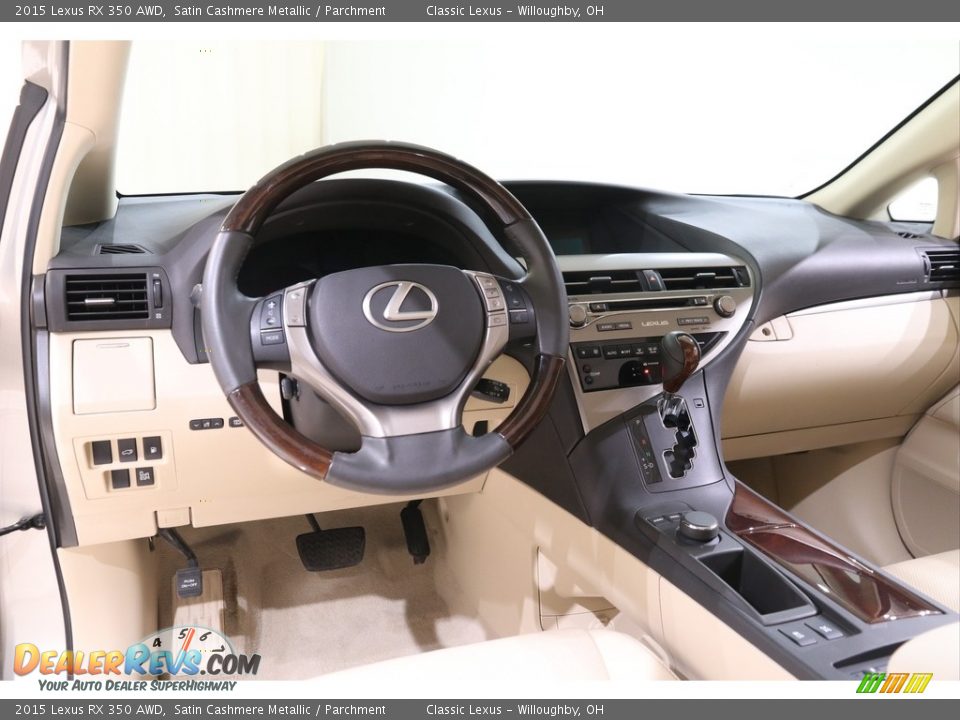 2015 Lexus RX 350 AWD Satin Cashmere Metallic / Parchment Photo #6