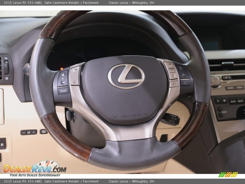 2015 Lexus RX 350 AWD Satin Cashmere Metallic / Parchment Photo #7