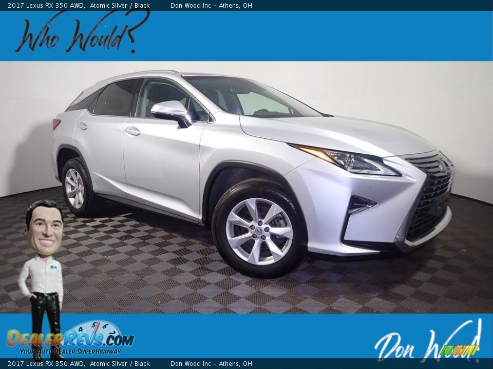 2017 Lexus RX 350 AWD Atomic Silver / Black Photo #1