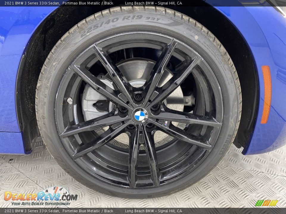 2021 BMW 3 Series 330i Sedan Portimao Blue Metallic / Black Photo #3