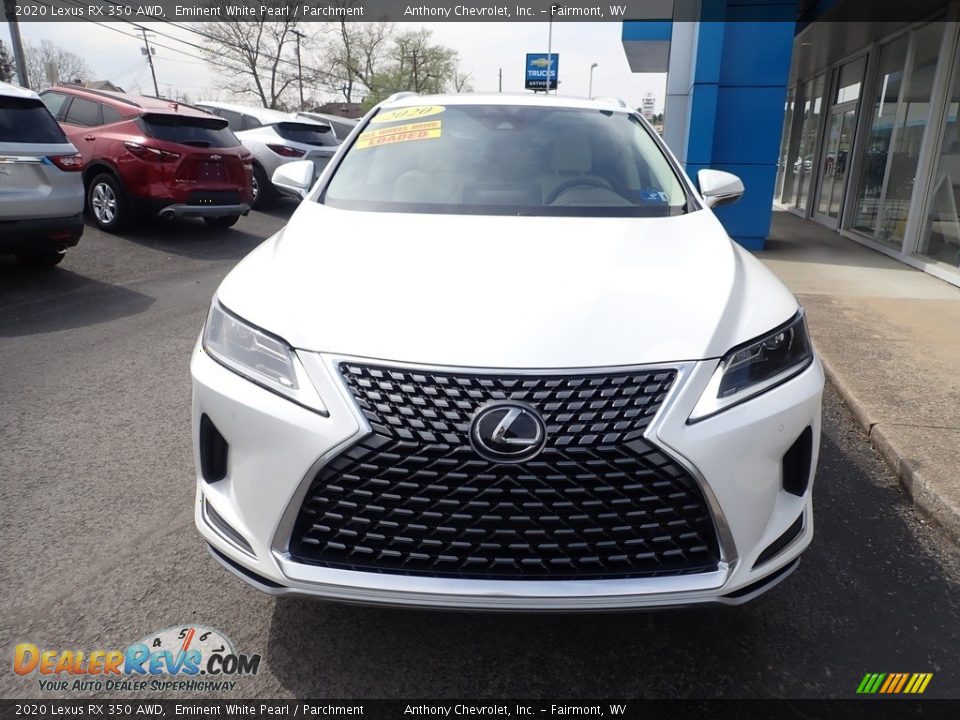 2020 Lexus RX 350 AWD Eminent White Pearl / Parchment Photo #8