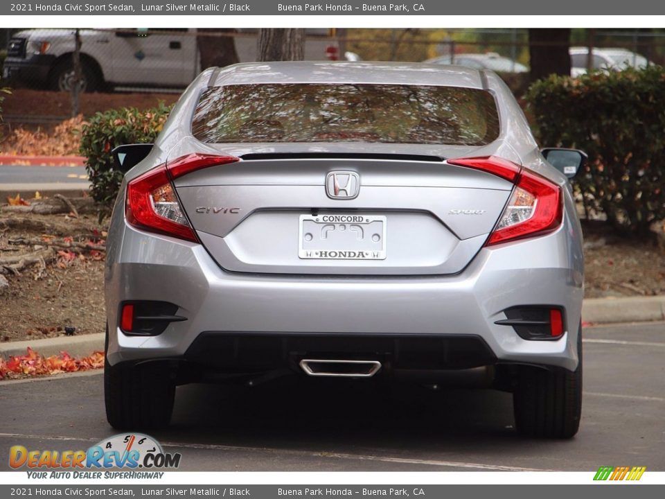 2021 Honda Civic Sport Sedan Lunar Silver Metallic / Black Photo #6