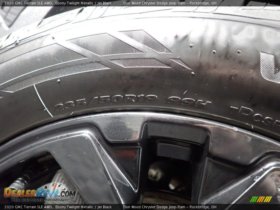 2020 GMC Terrain SLE AWD Ebony Twilight Metallic / Jet Black Photo #19