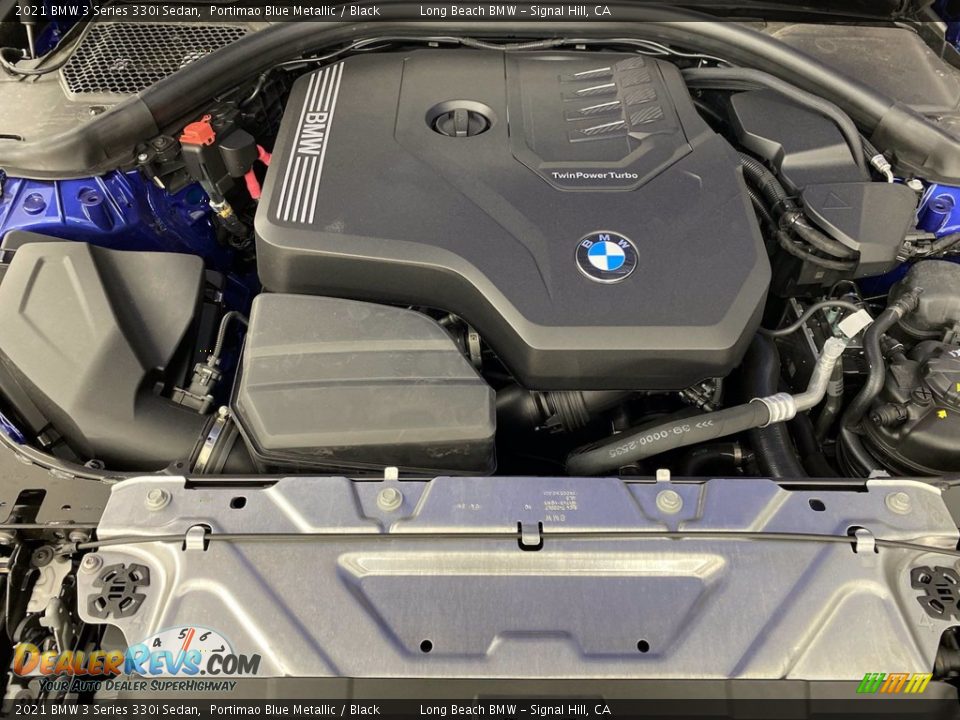 2021 BMW 3 Series 330i Sedan Portimao Blue Metallic / Black Photo #9