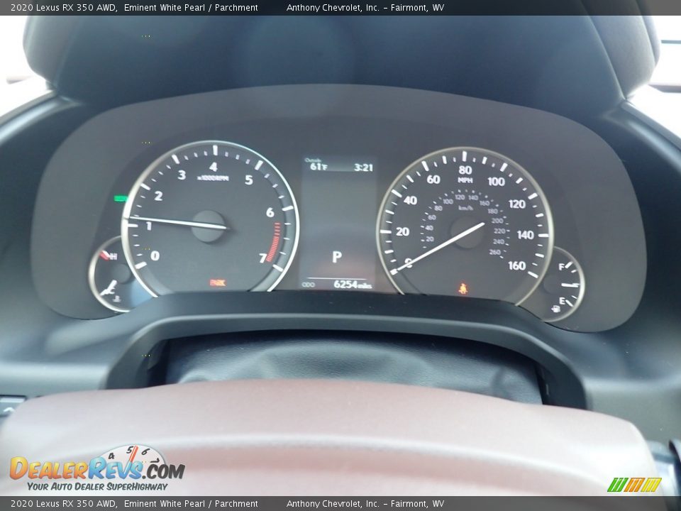 2020 Lexus RX 350 AWD Eminent White Pearl / Parchment Photo #17