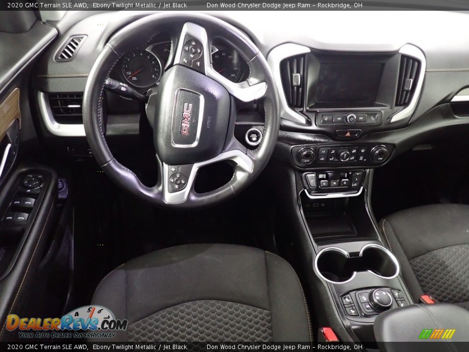 2020 GMC Terrain SLE AWD Ebony Twilight Metallic / Jet Black Photo #28