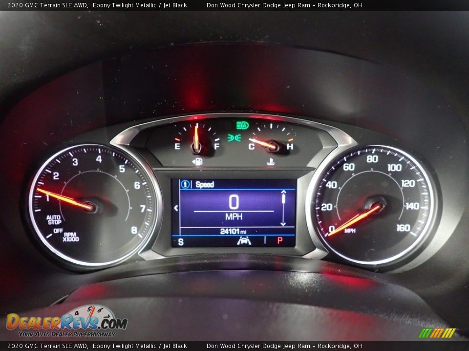 2020 GMC Terrain SLE AWD Ebony Twilight Metallic / Jet Black Photo #34