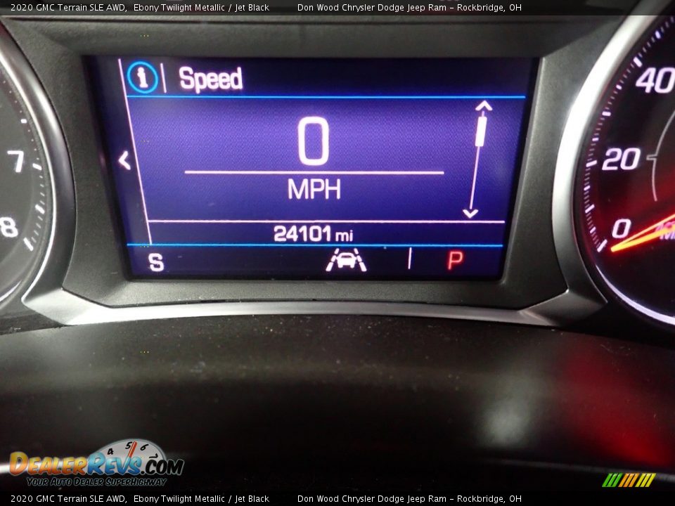 2020 GMC Terrain SLE AWD Ebony Twilight Metallic / Jet Black Photo #35