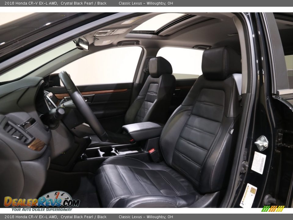 2018 Honda CR-V EX-L AWD Crystal Black Pearl / Black Photo #5