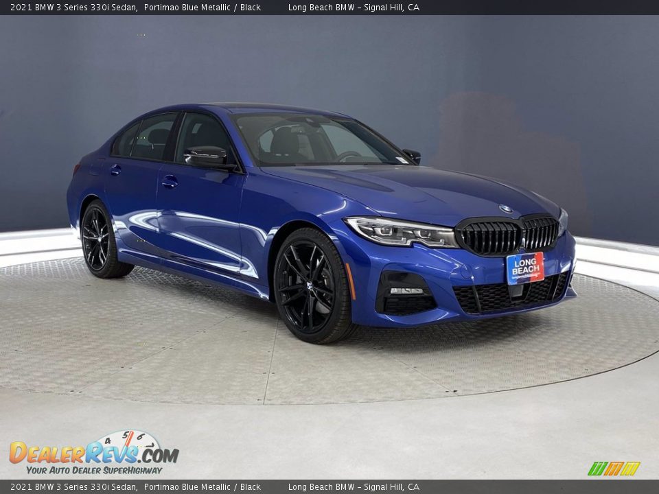 2021 BMW 3 Series 330i Sedan Portimao Blue Metallic / Black Photo #27