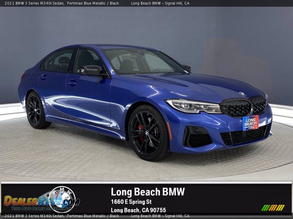 2021 BMW 3 Series M340i Sedan Portimao Blue Metallic / Black Photo #1