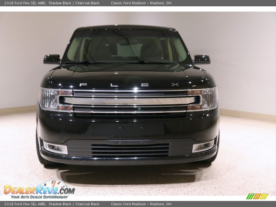 2018 Ford Flex SEL AWD Shadow Black / Charcoal Black Photo #2