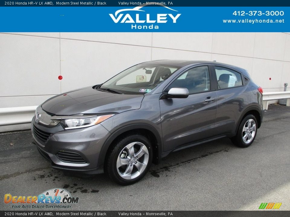 2020 Honda HR-V LX AWD Modern Steel Metallic / Black Photo #1