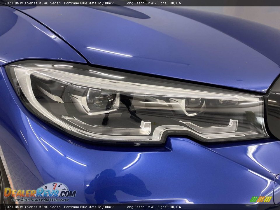 2021 BMW 3 Series M340i Sedan Portimao Blue Metallic / Black Photo #4