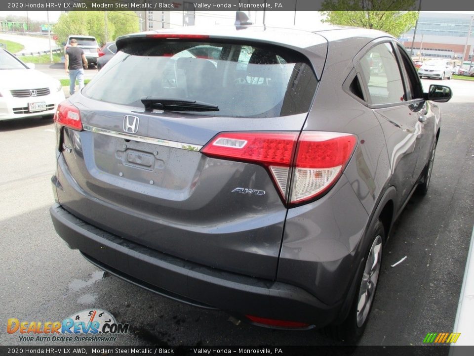 2020 Honda HR-V LX AWD Modern Steel Metallic / Black Photo #5