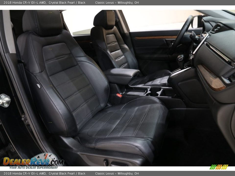 2018 Honda CR-V EX-L AWD Crystal Black Pearl / Black Photo #14