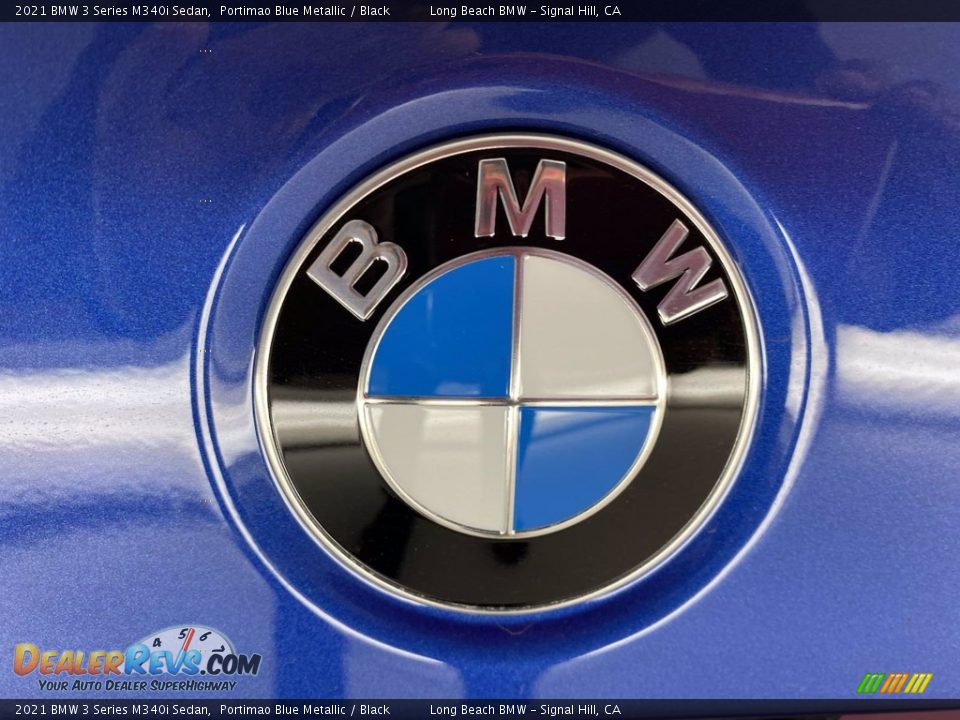 2021 BMW 3 Series M340i Sedan Portimao Blue Metallic / Black Photo #7