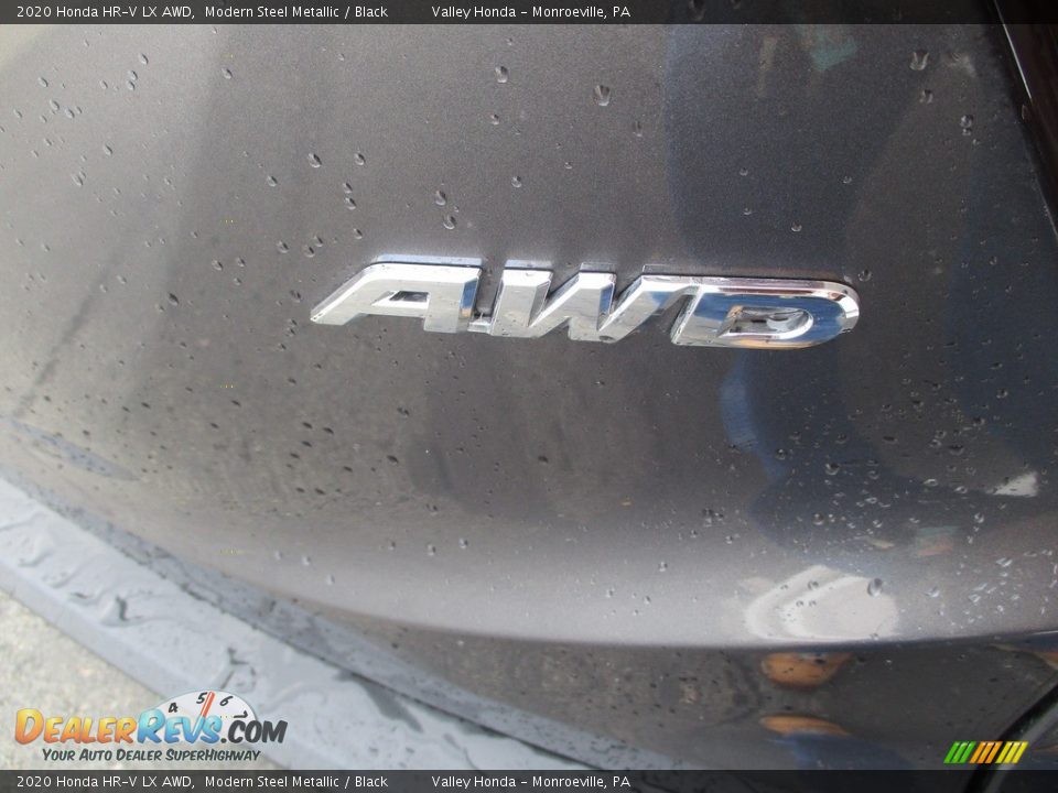 2020 Honda HR-V LX AWD Modern Steel Metallic / Black Photo #6