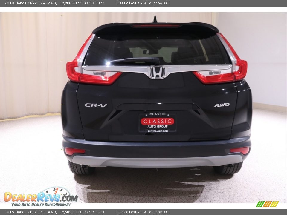 2018 Honda CR-V EX-L AWD Crystal Black Pearl / Black Photo #17