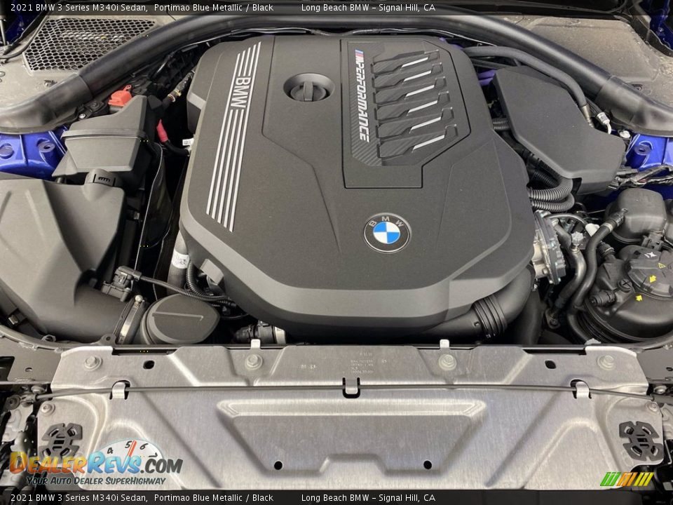 2021 BMW 3 Series M340i Sedan 3.0 Liter M TwinPower Turbocharged DOHC 24-Valve VVT Inline 6 Cylinder Engine Photo #9