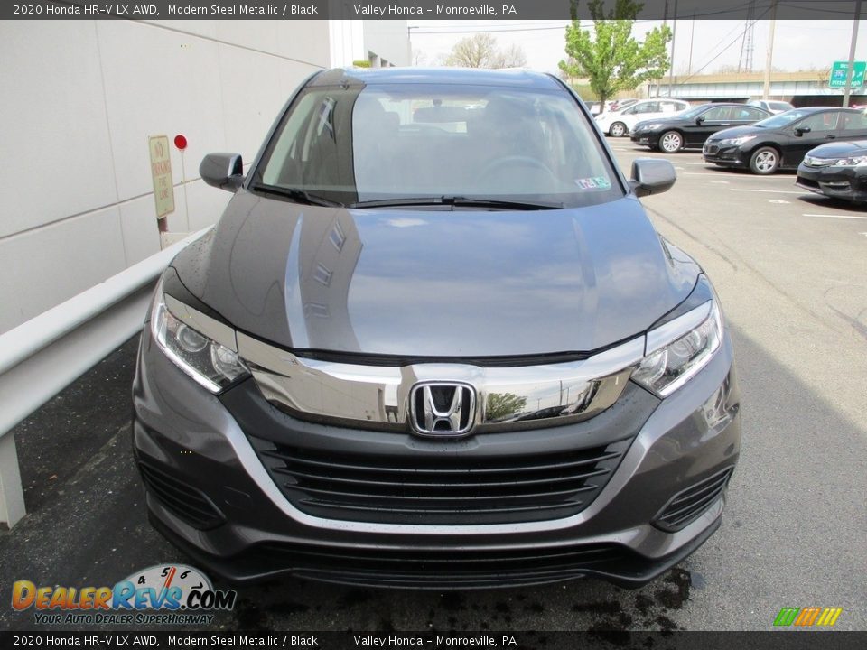 2020 Honda HR-V LX AWD Modern Steel Metallic / Black Photo #9