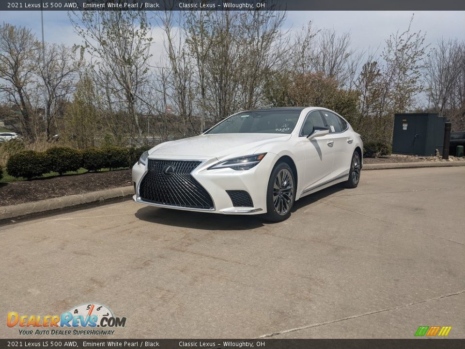 Front 3/4 View of 2021 Lexus LS 500 AWD Photo #1