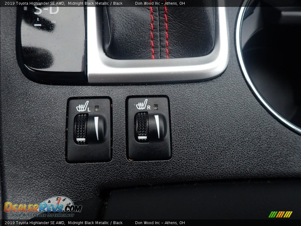 2019 Toyota Highlander SE AWD Midnight Black Metallic / Black Photo #3