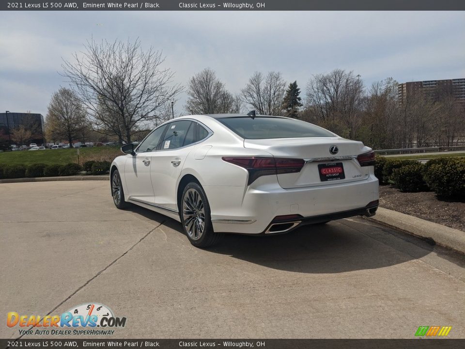 2021 Lexus LS 500 AWD Eminent White Pearl / Black Photo #2