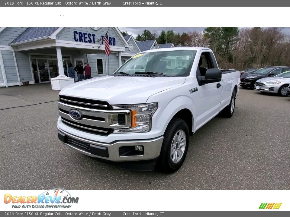 2019 Ford F150 XL Regular Cab Oxford White / Earth Gray Photo #3