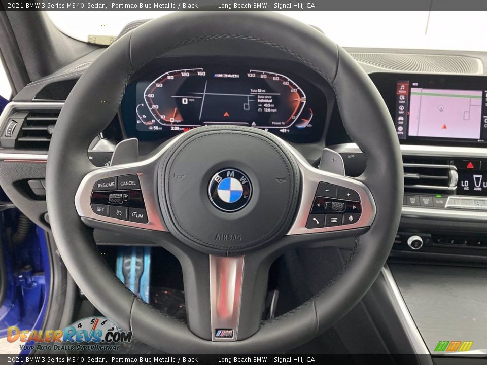 2021 BMW 3 Series M340i Sedan Steering Wheel Photo #14