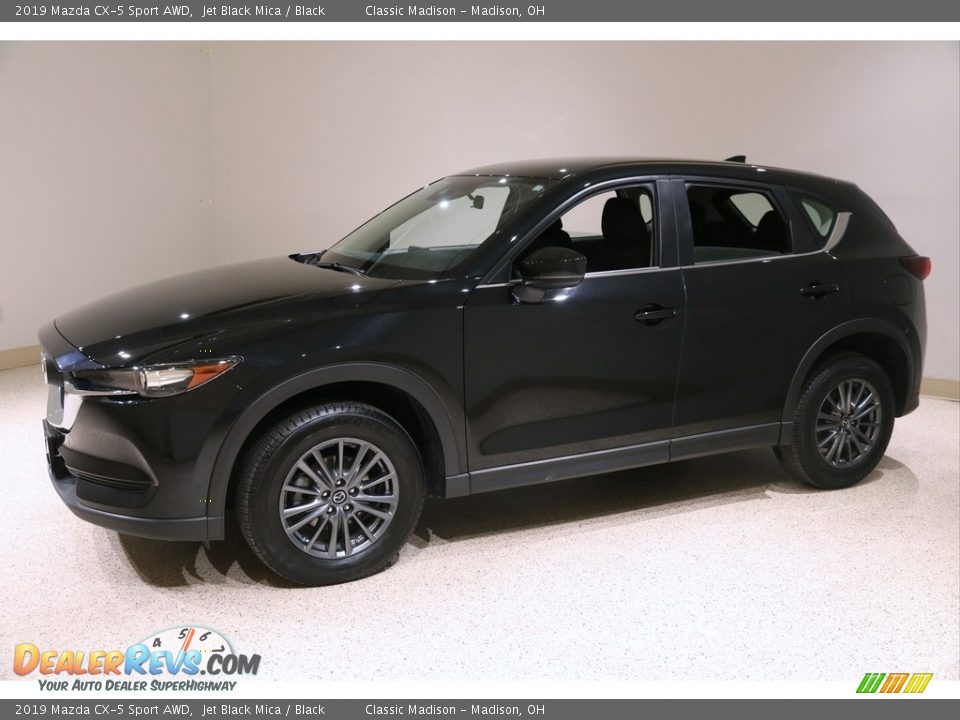 2019 Mazda CX-5 Sport AWD Jet Black Mica / Black Photo #3