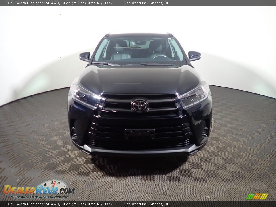 2019 Toyota Highlander SE AWD Midnight Black Metallic / Black Photo #9