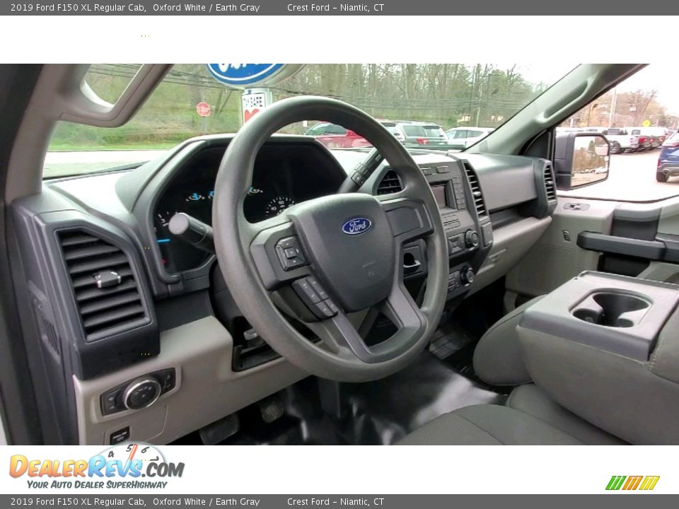 2019 Ford F150 XL Regular Cab Oxford White / Earth Gray Photo #9