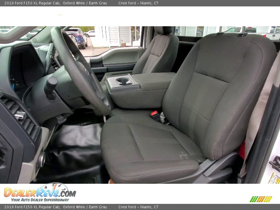 2019 Ford F150 XL Regular Cab Oxford White / Earth Gray Photo #10