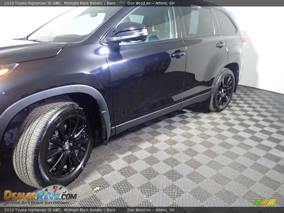 2019 Toyota Highlander SE AWD Midnight Black Metallic / Black Photo #14