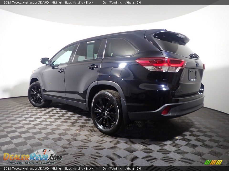 2019 Toyota Highlander SE AWD Midnight Black Metallic / Black Photo #15