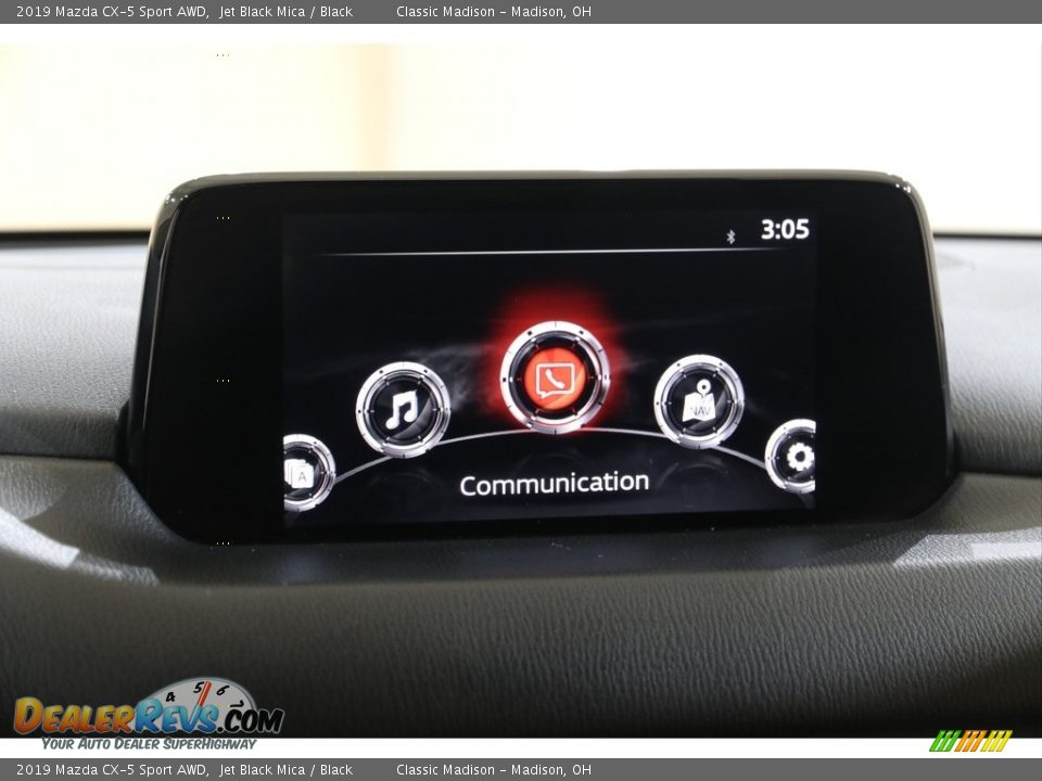2019 Mazda CX-5 Sport AWD Jet Black Mica / Black Photo #10