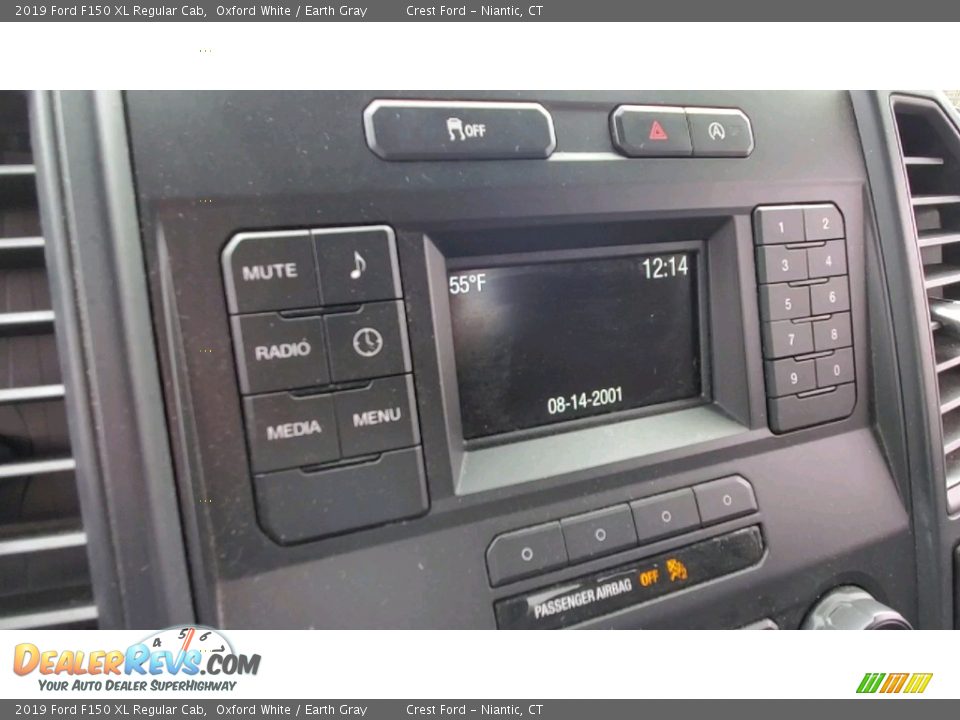 2019 Ford F150 XL Regular Cab Oxford White / Earth Gray Photo #13
