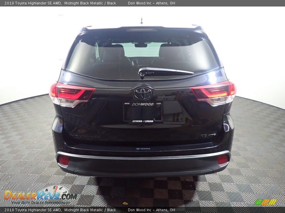 2019 Toyota Highlander SE AWD Midnight Black Metallic / Black Photo #17