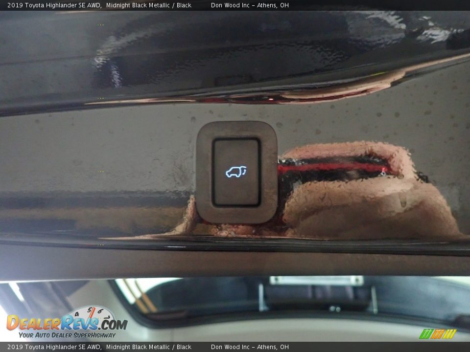 2019 Toyota Highlander SE AWD Midnight Black Metallic / Black Photo #19