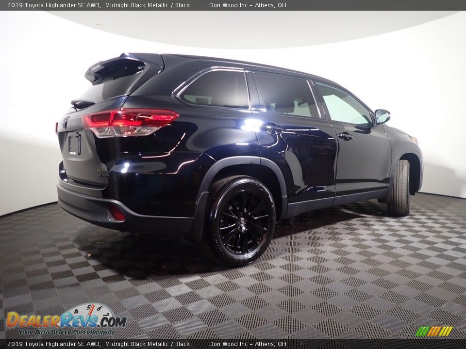 2019 Toyota Highlander SE AWD Midnight Black Metallic / Black Photo #21