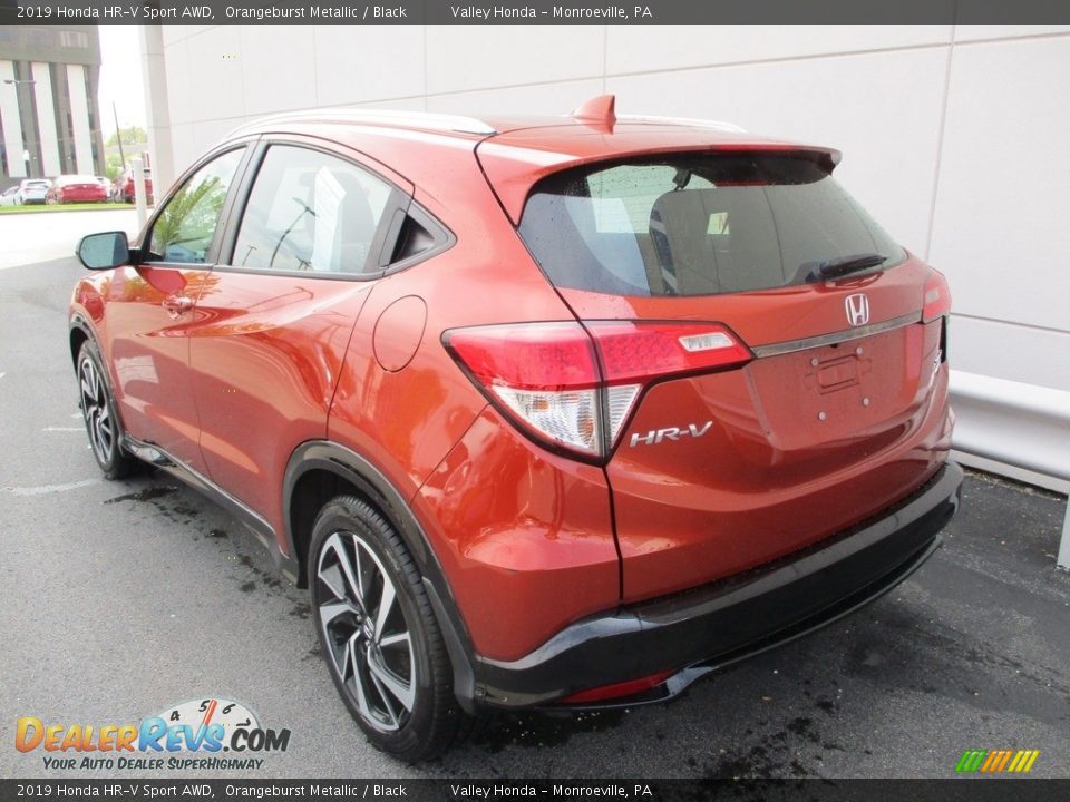 2019 Honda HR-V Sport AWD Orangeburst Metallic / Black Photo #3