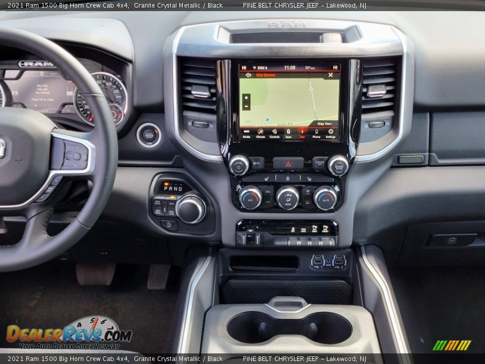 2021 Ram 1500 Big Horn Crew Cab 4x4 Granite Crystal Metallic / Black Photo #9