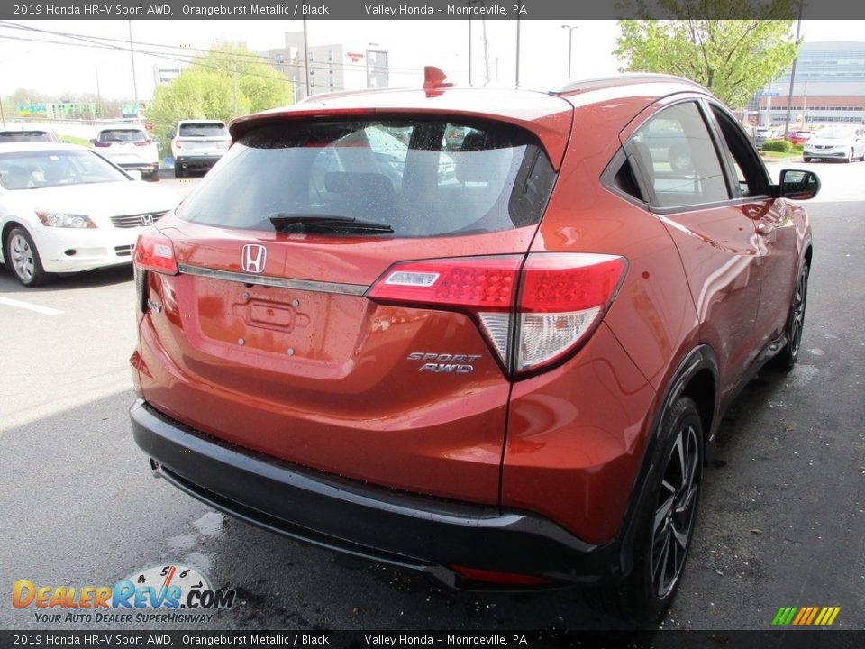 2019 Honda HR-V Sport AWD Orangeburst Metallic / Black Photo #5