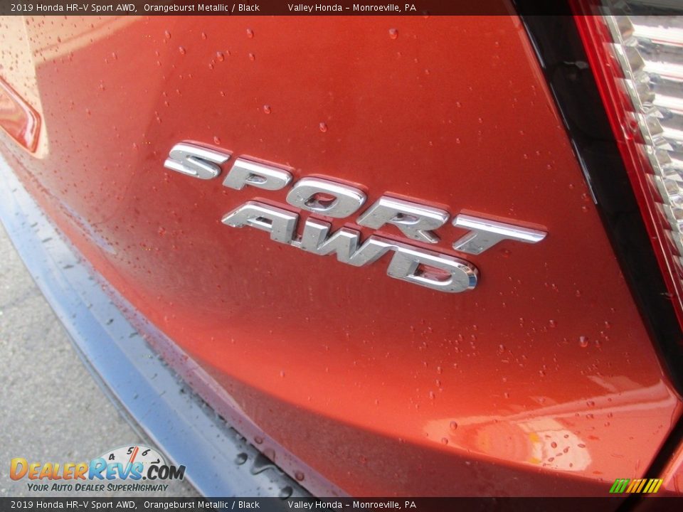 2019 Honda HR-V Sport AWD Orangeburst Metallic / Black Photo #6